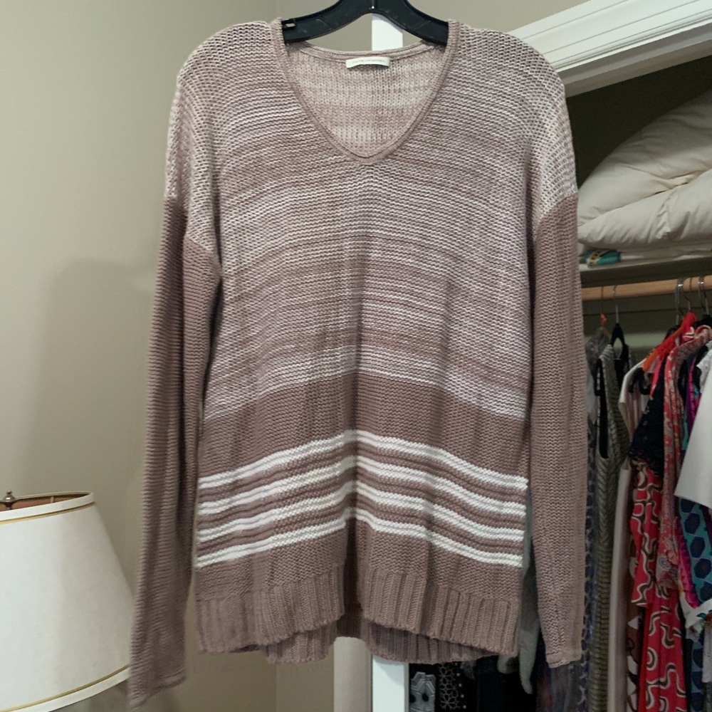 White & Warren Cotton Sweater Size S-M